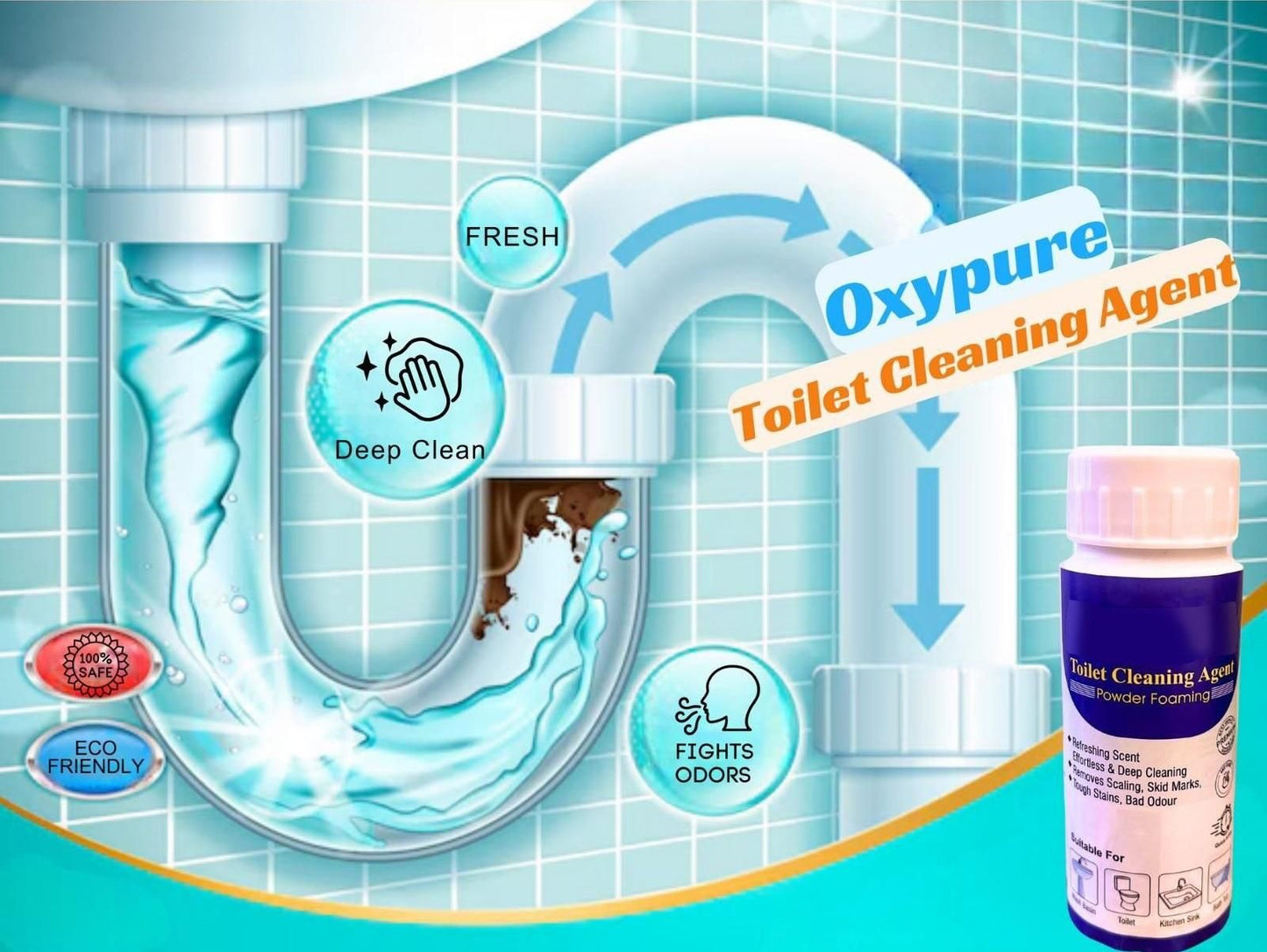 Prestige Picks™ Toilet Cleaning Agent (BUY 1 GET 1 FREE) 100 gm each